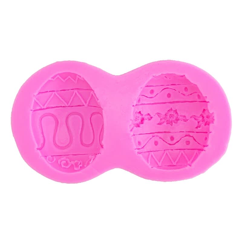 Molde Fondant 2 Huevos Silicona2