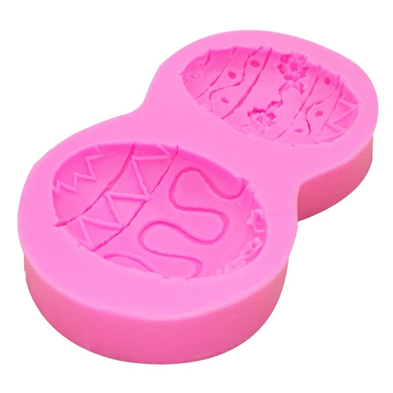 Molde Fondant 2 Huevos Silicona3