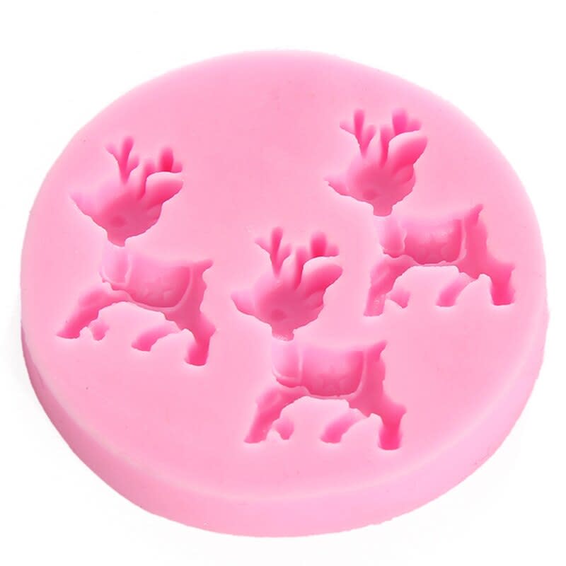 Molde Fondant 3 Renos Silicona2