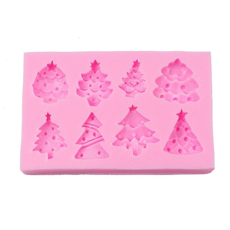 Molde Fondant 8 Pinos Silicona2