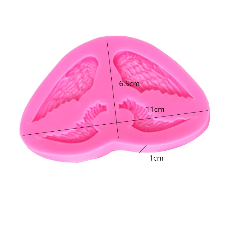 Molde Fondant 4 Alas Silicona2