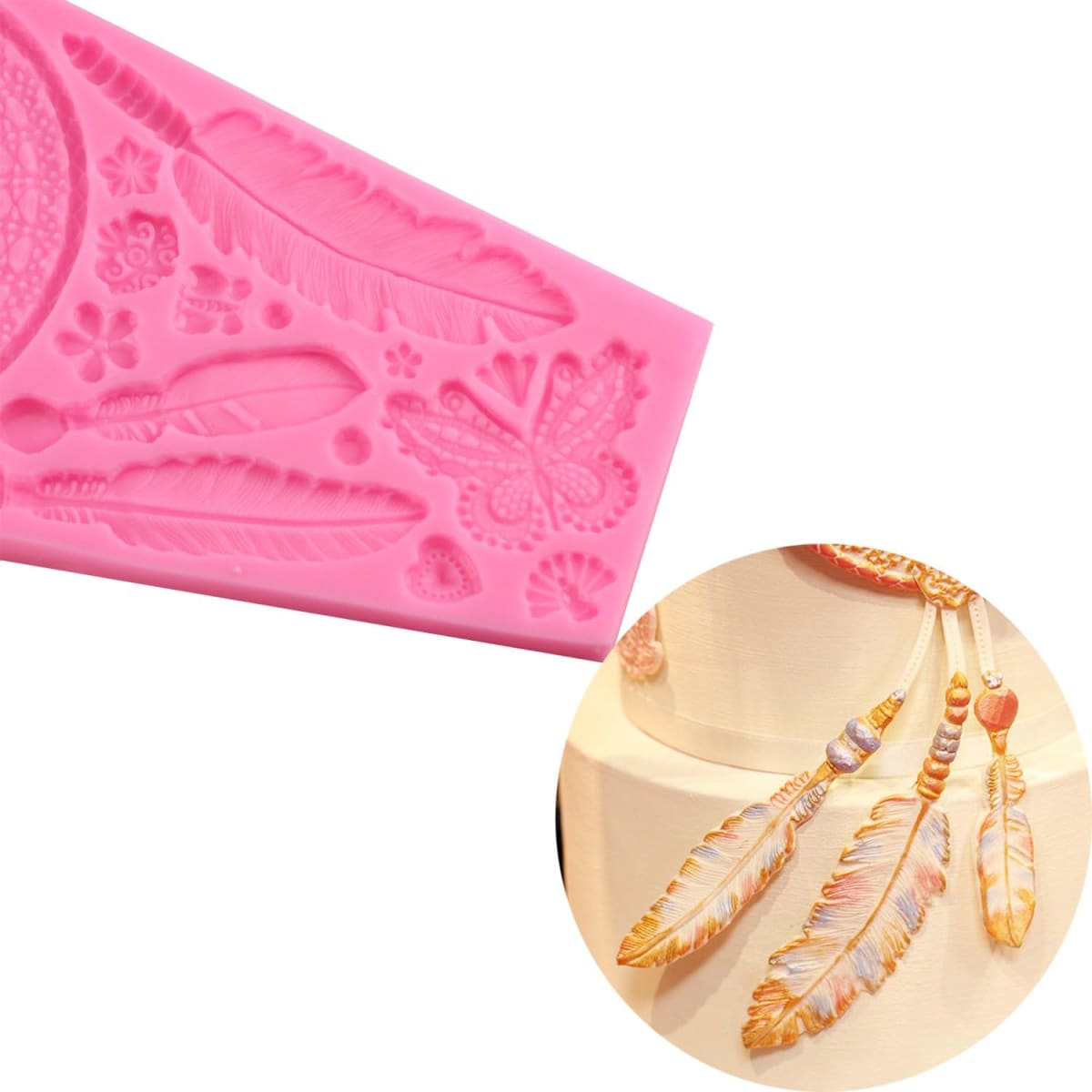 Molde Fondant Atrapasueños Silicona4