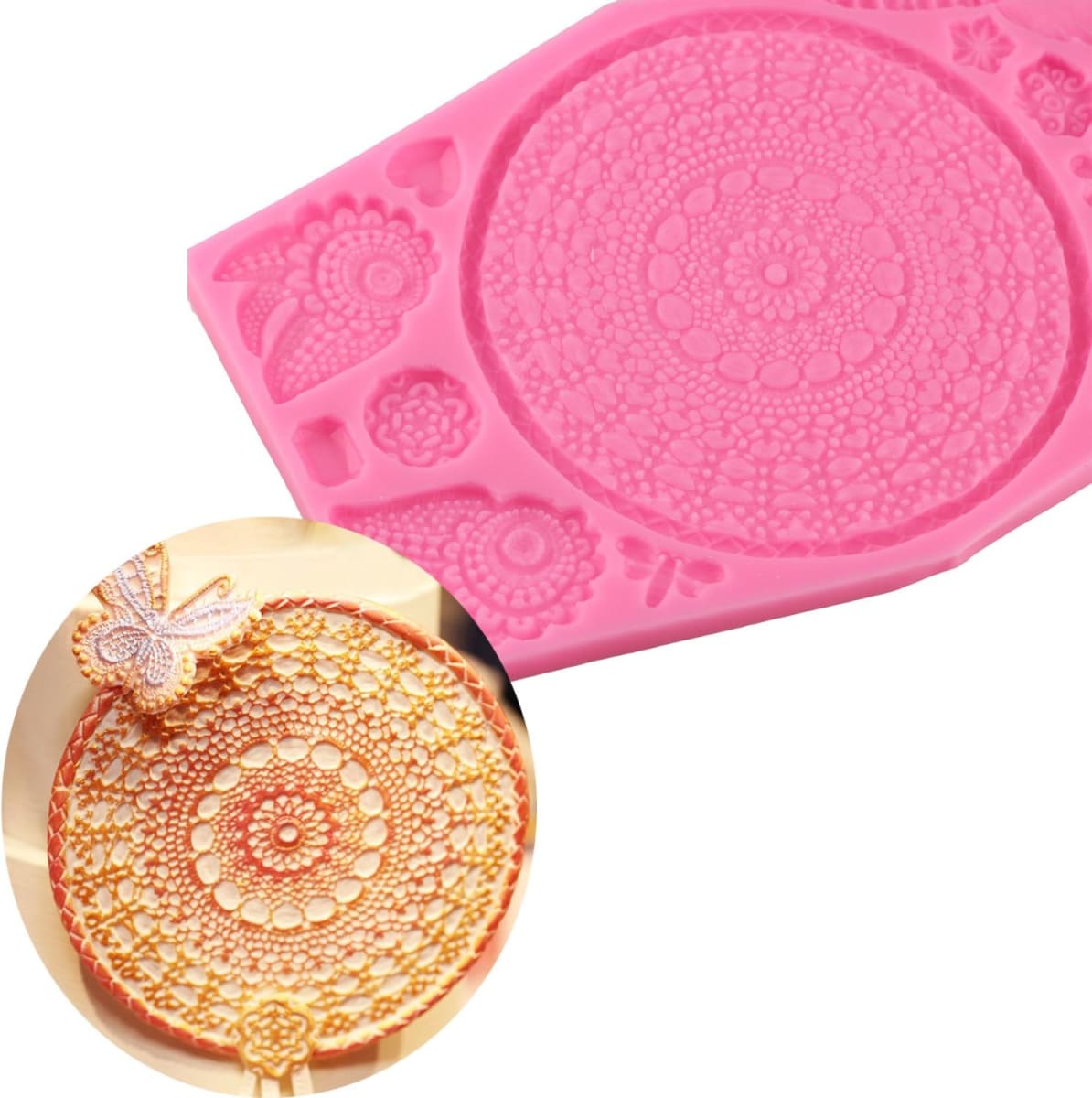 Molde Fondant Atrapasueños Silicona5