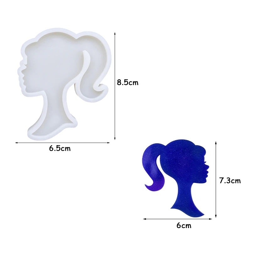 Molde Fondant Barbie N°1 Silicona3