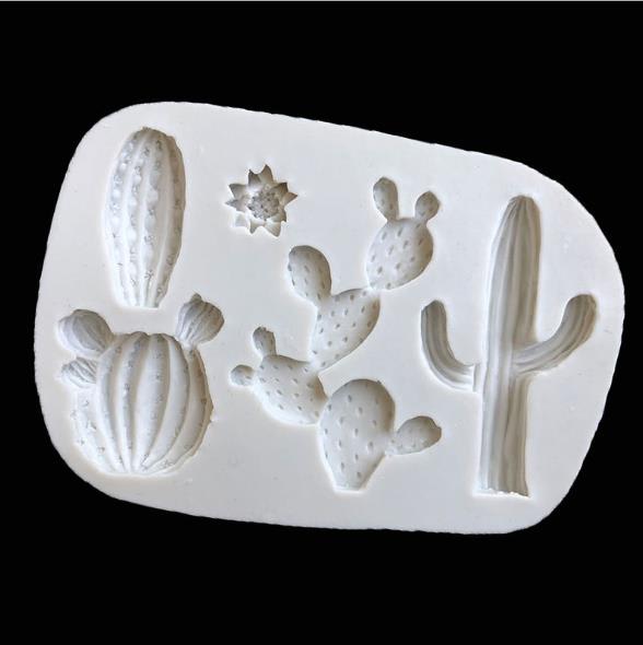 Molde Fondant Cactus Varios Silicona2