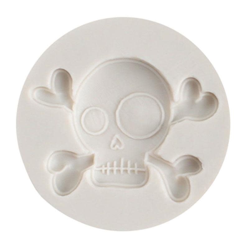 Molde Fondant Calavera Silicona2