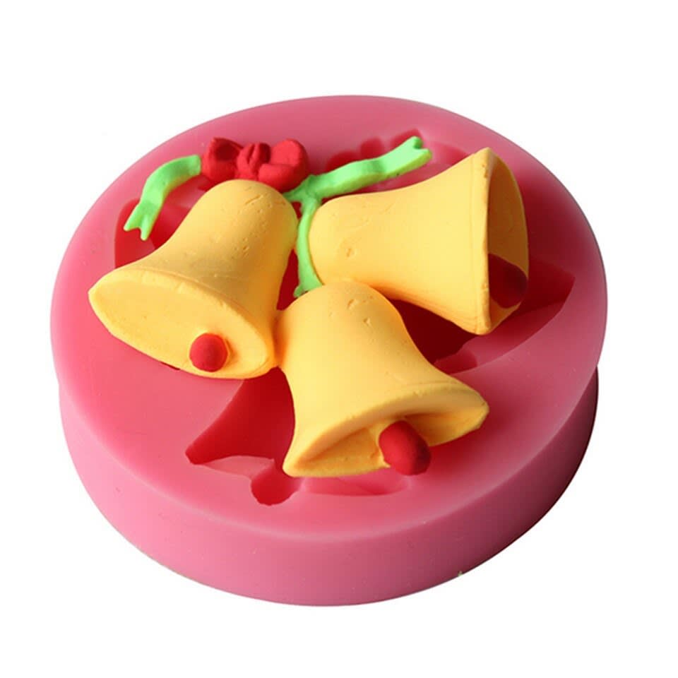 Molde Fondant Campanas Silicona2
