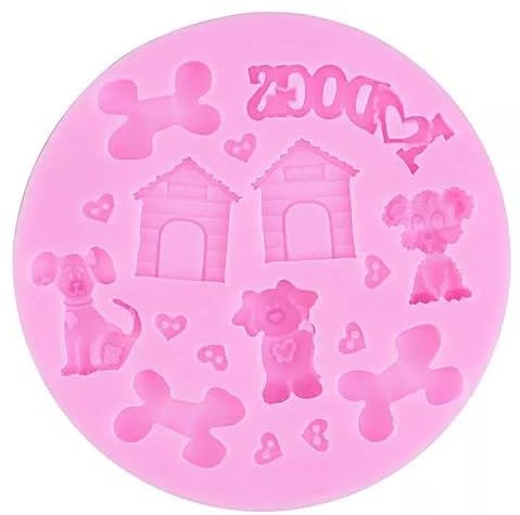 Molde Fondant DogLover Perros Silicona2