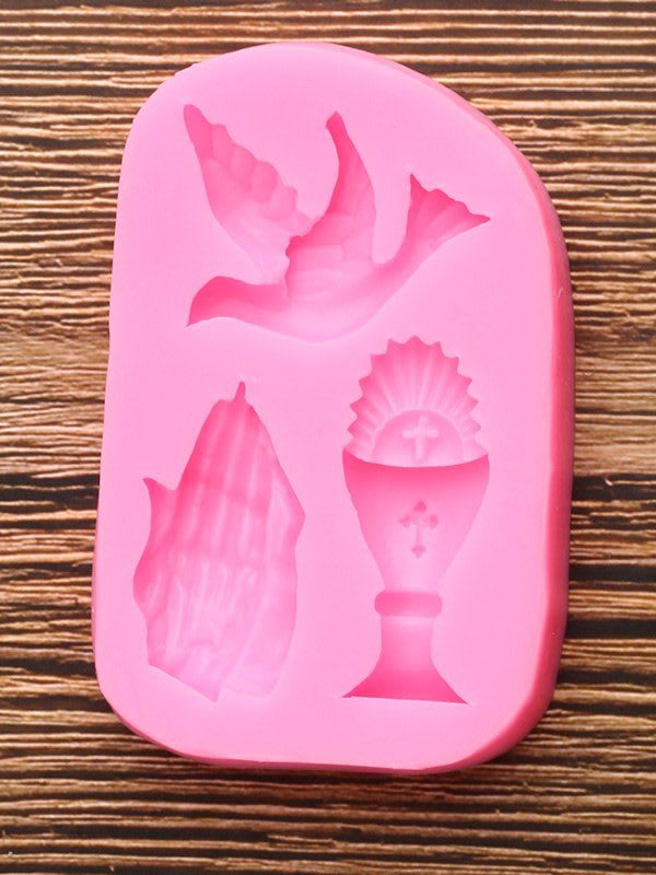 Molde Fondant Primera Comunión Silicona2