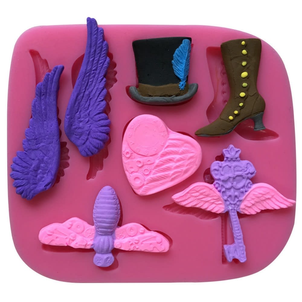 Molde Fondant Fairy Wings Silicona2