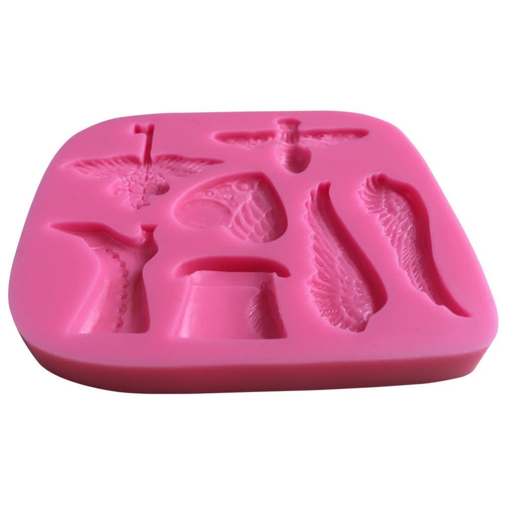 Molde Fondant Fairy Wings Silicona3
