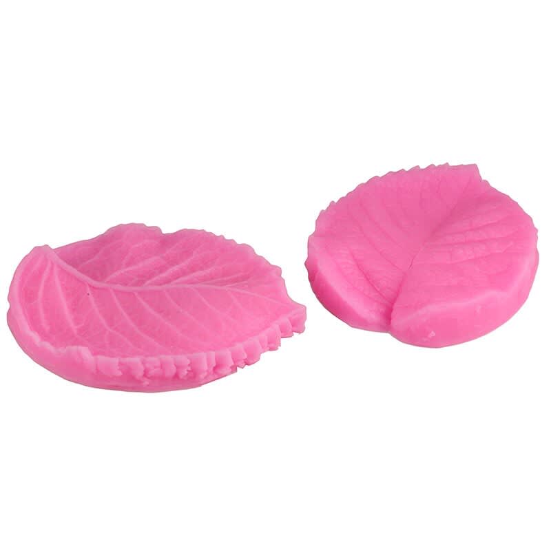 Molde Fondant Nervadura Hoja de Rosa Silicona2