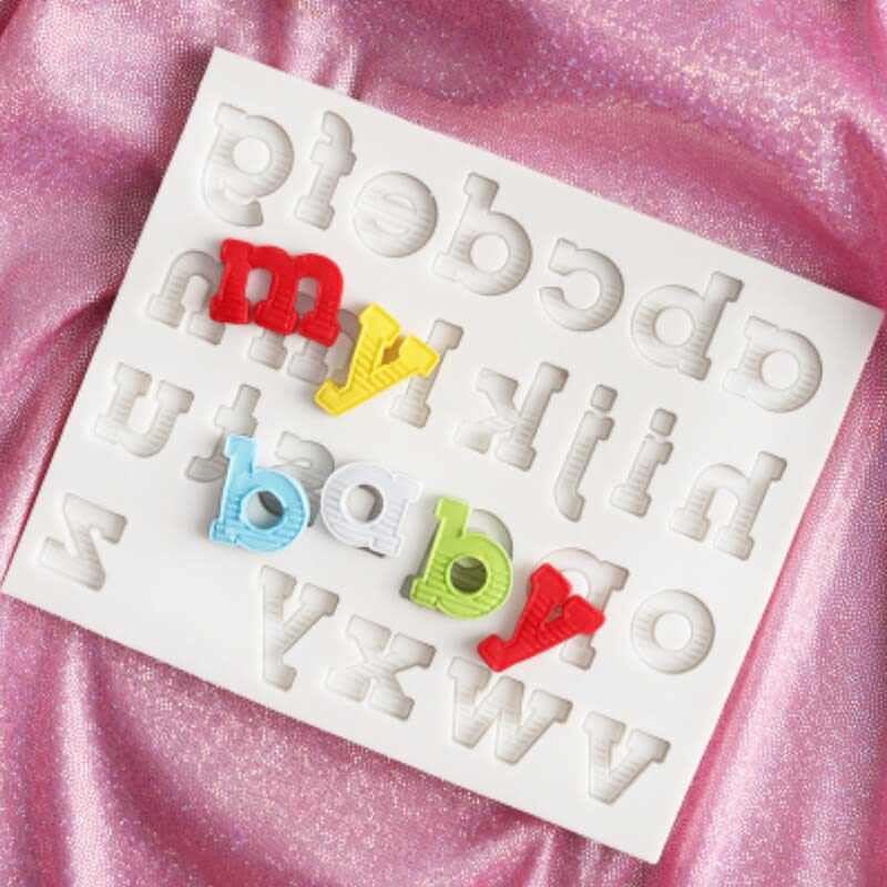 Molde Fondant Minúsculas Lineas Silicona2