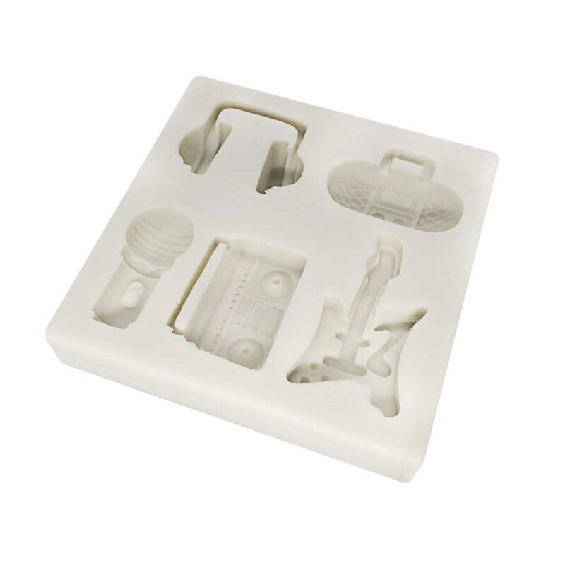 Molde Fondant Music Silicona2