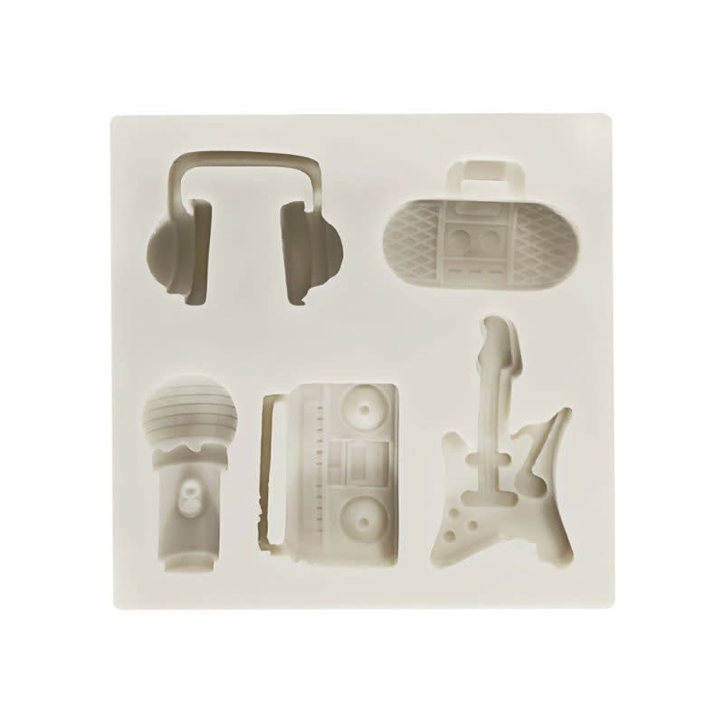 Molde Fondant Music Silicona3