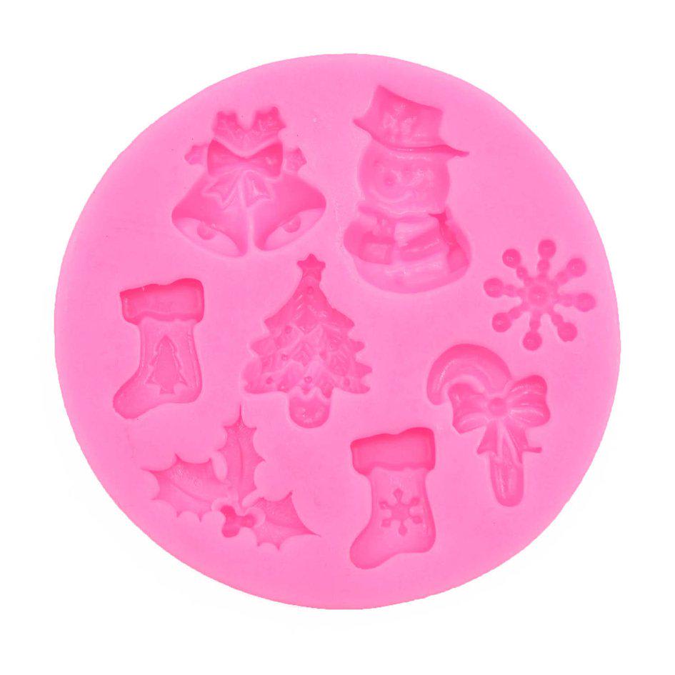 Molde Fondant Navidad N°2 Silicona2