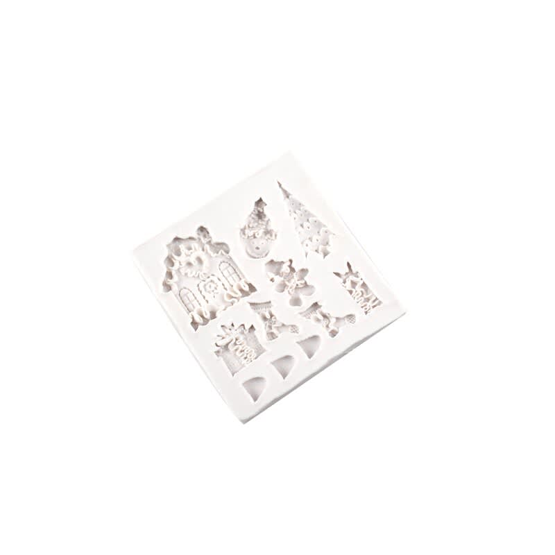 Molde Fondant Navidad N°3 Silicona2