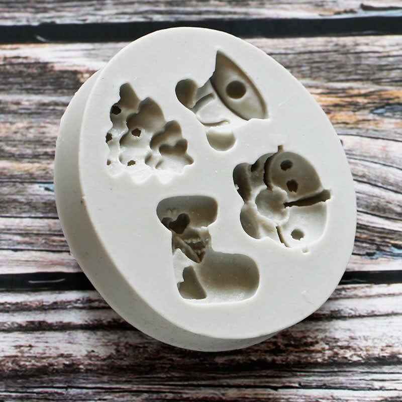 Molde Fondant Navidad N°5 Silicona2