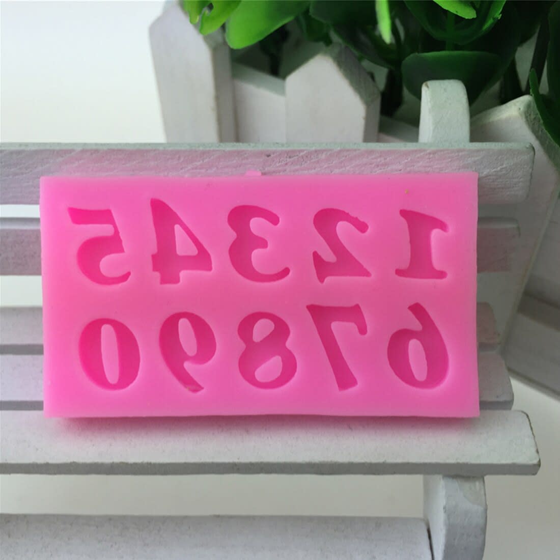 Molde Fondant Números Pequeños Silicona2