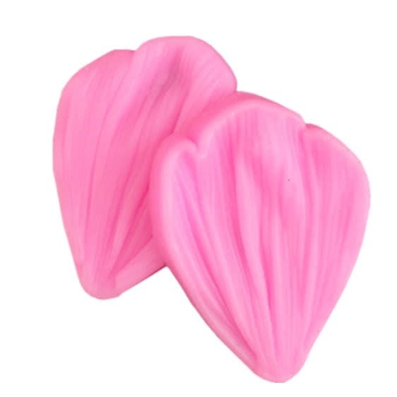 Molde Fondant Nervadura Pétalo Crisantemo Silicona2