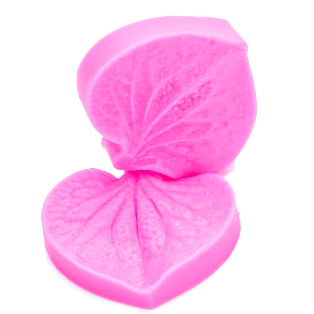 Molde Fondant Nervadura Pétalo de Hortensia Silicona2