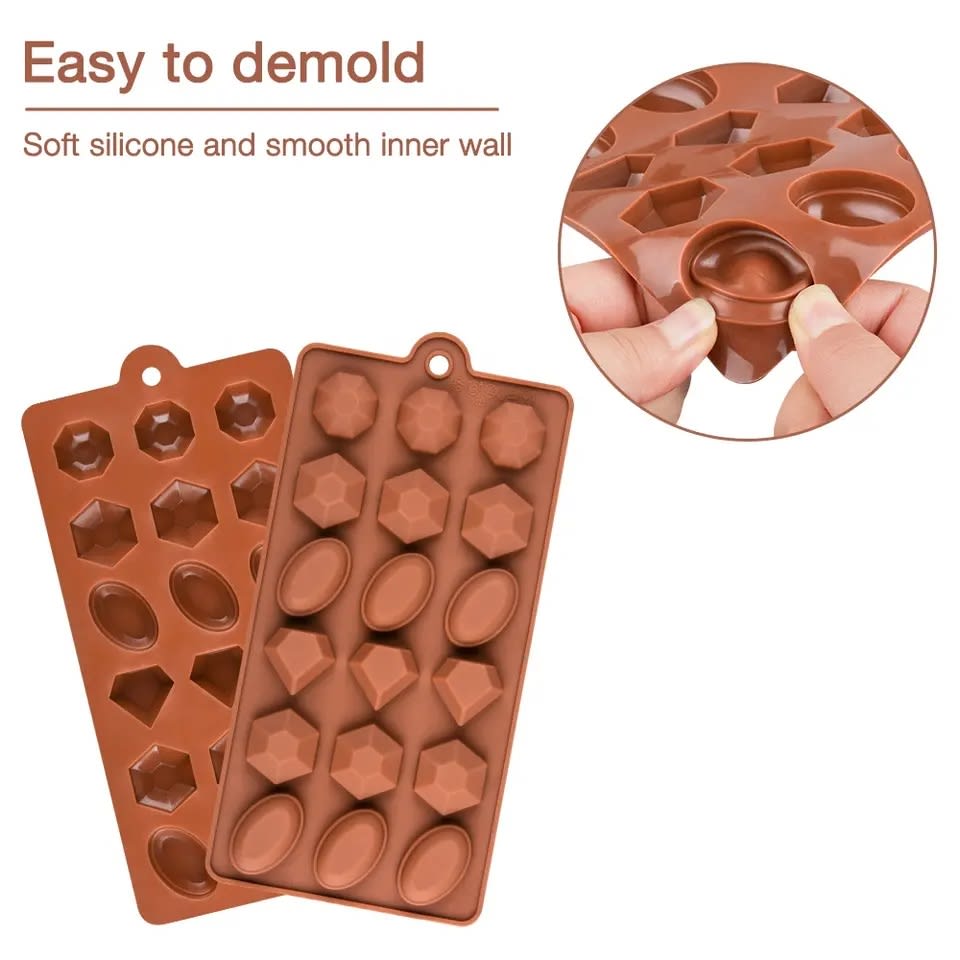 Molde Chocolate Gemas Silicona2