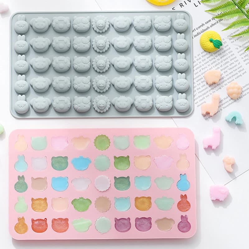 Molde Gomitas Animales N°2 Silicona3