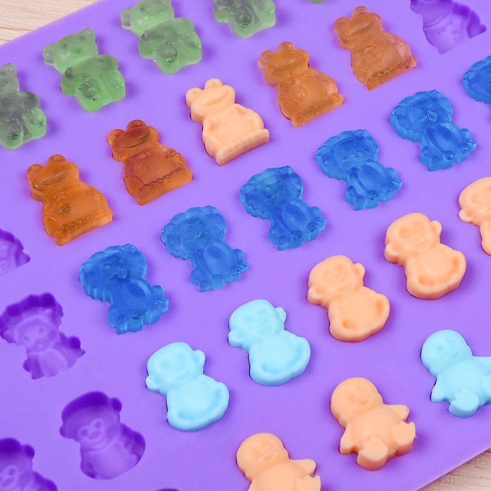 Molde Silicona Gomitas Animales3