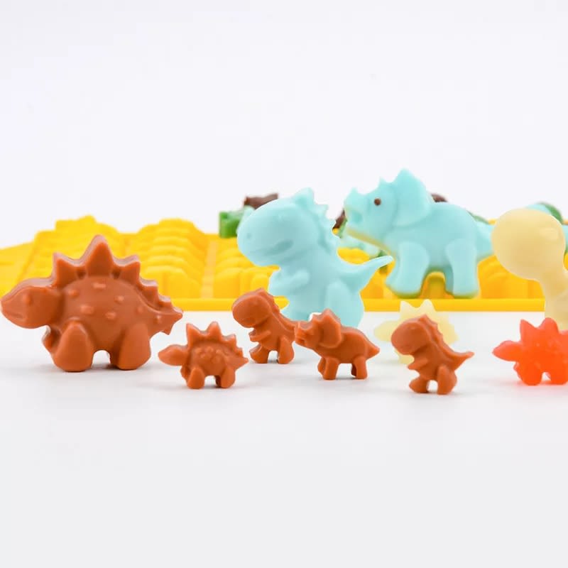 Molde Silicona Gomitas de Dinosaurios4