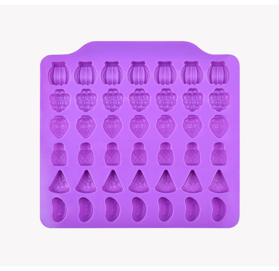 Molde Silicona Gomitas de Frutas3