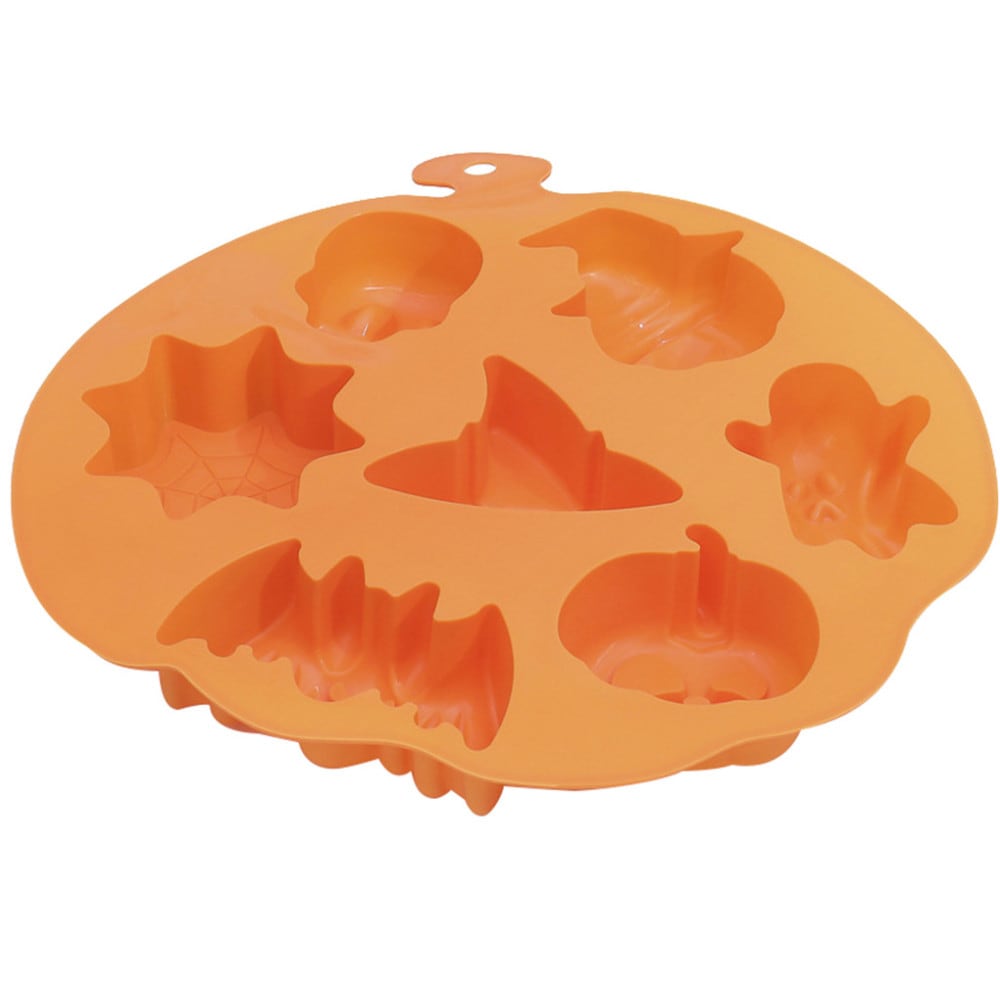 Molde Silicona Halloween Grande 7 Cavidades2
