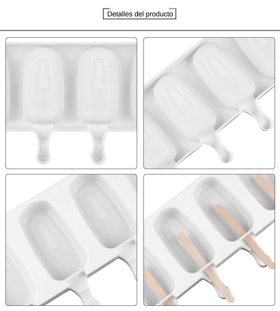 Molde para Cakesicles Helado Grande Silicona2