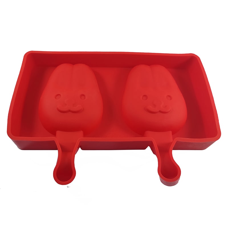 Molde Helado Cakesicles Conejo 2 Cavidades Silicona2