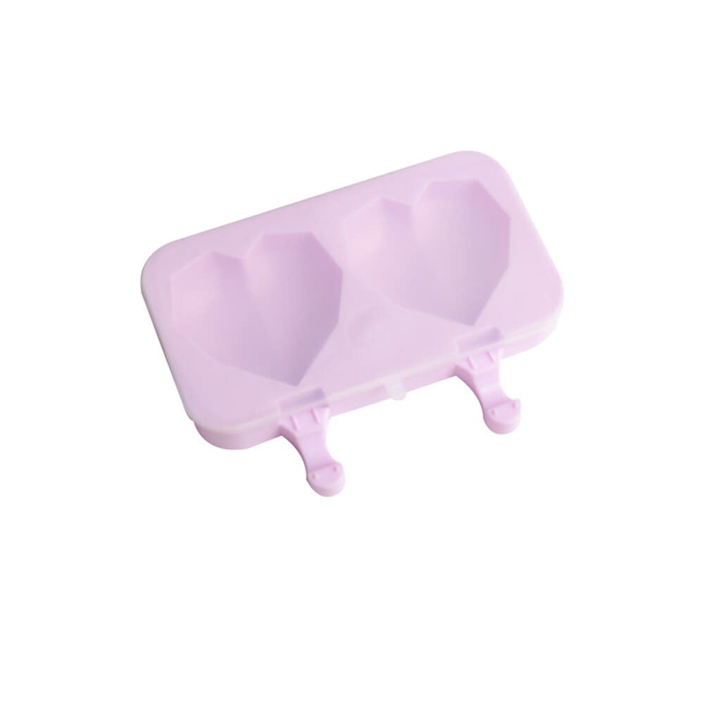 Molde Helado Cakesicles Corazón Diamante 2 Cavidades2