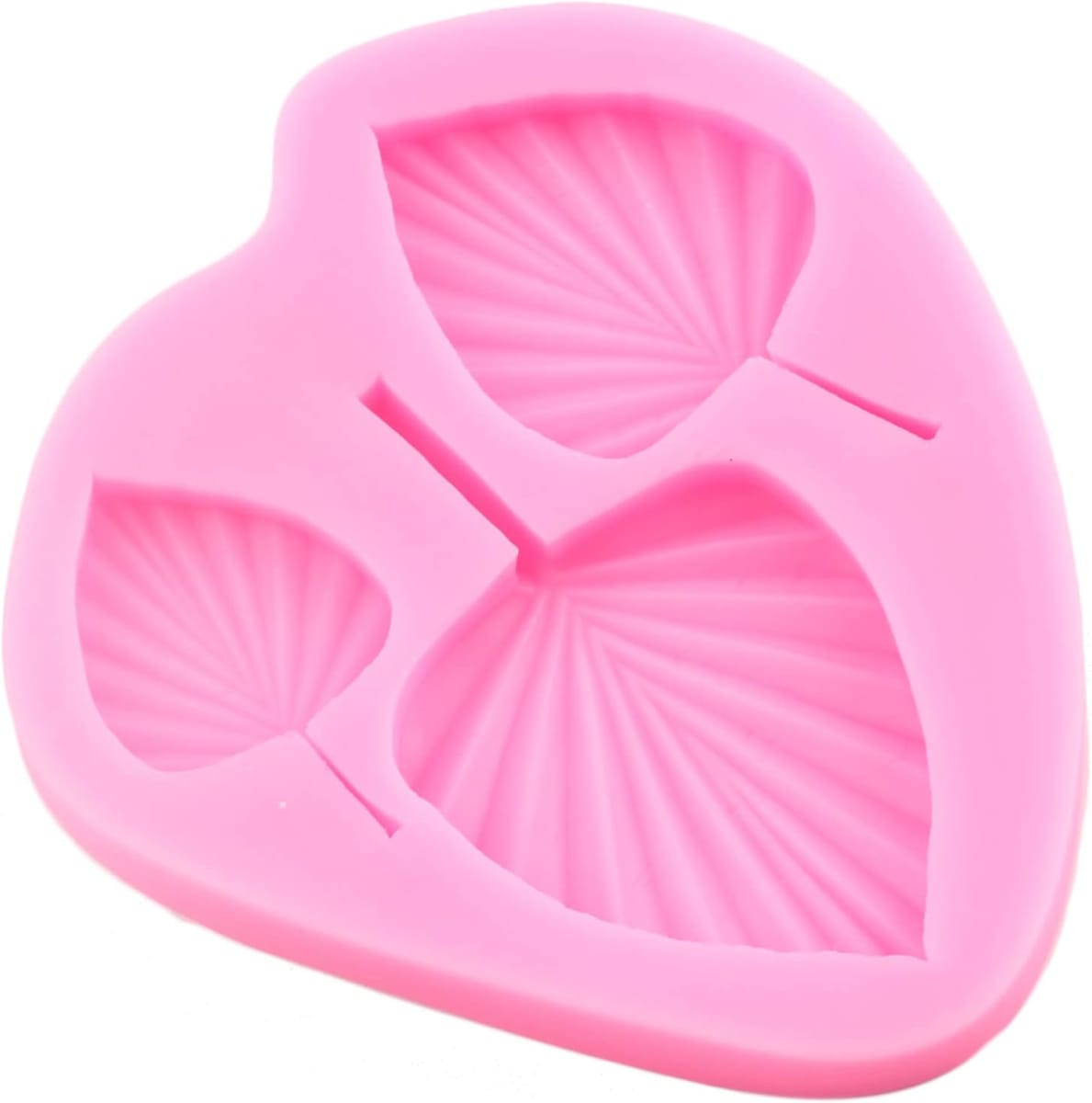 Molde Fondant Hoja de Palma Abanico Silicona2