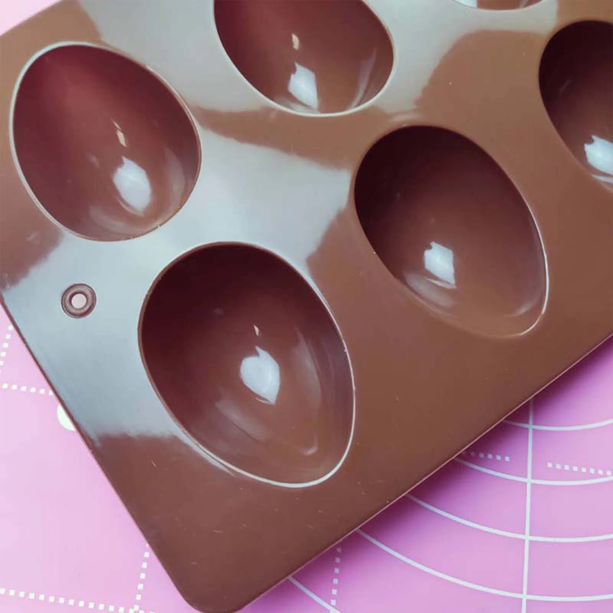 Molde Silicona Huevos Lisos 8 Cavidades2