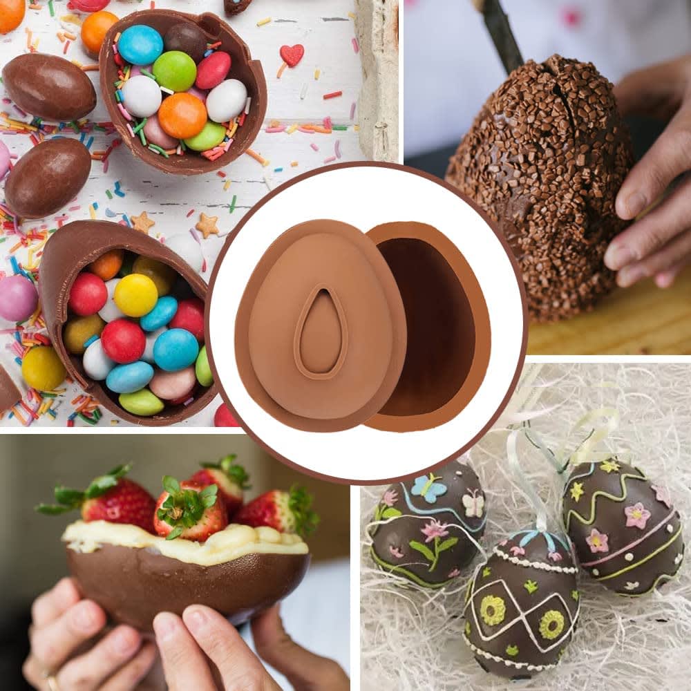 Molde Chocolate Silicona Huevo Liso 10 cm.5