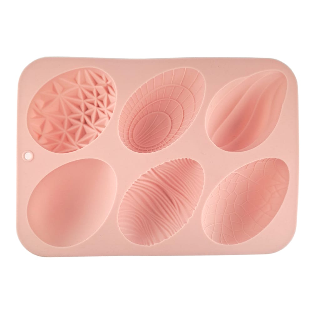 Molde Huevos con Diseños 6 Cavidades Silicona2