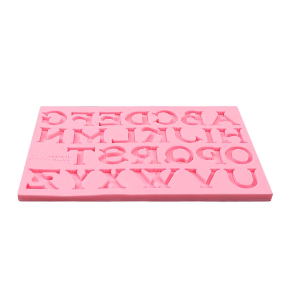 Molde Fondant Letras Antiguas Silicona2
