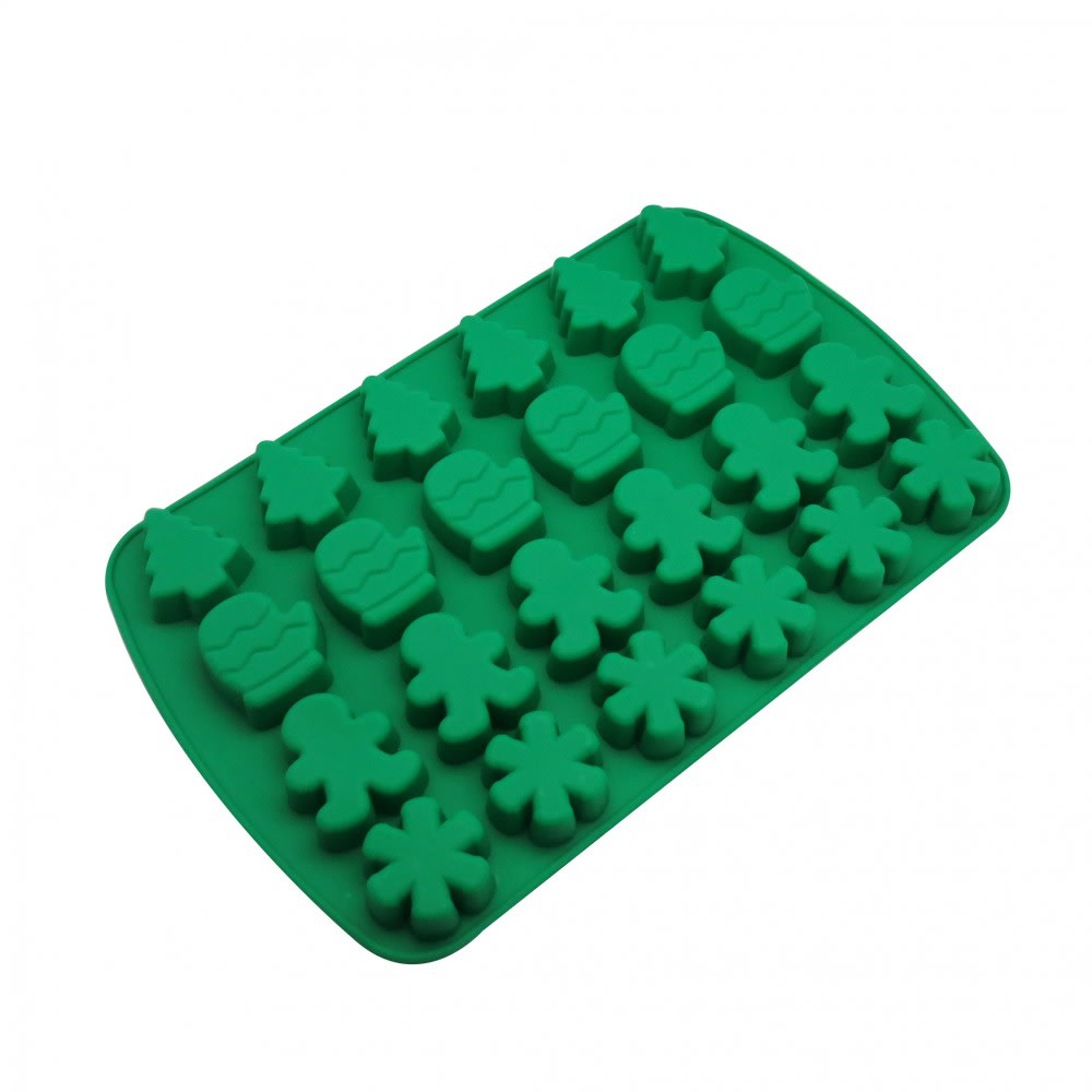 Molde Navidad 24 Cavidades Silicona3