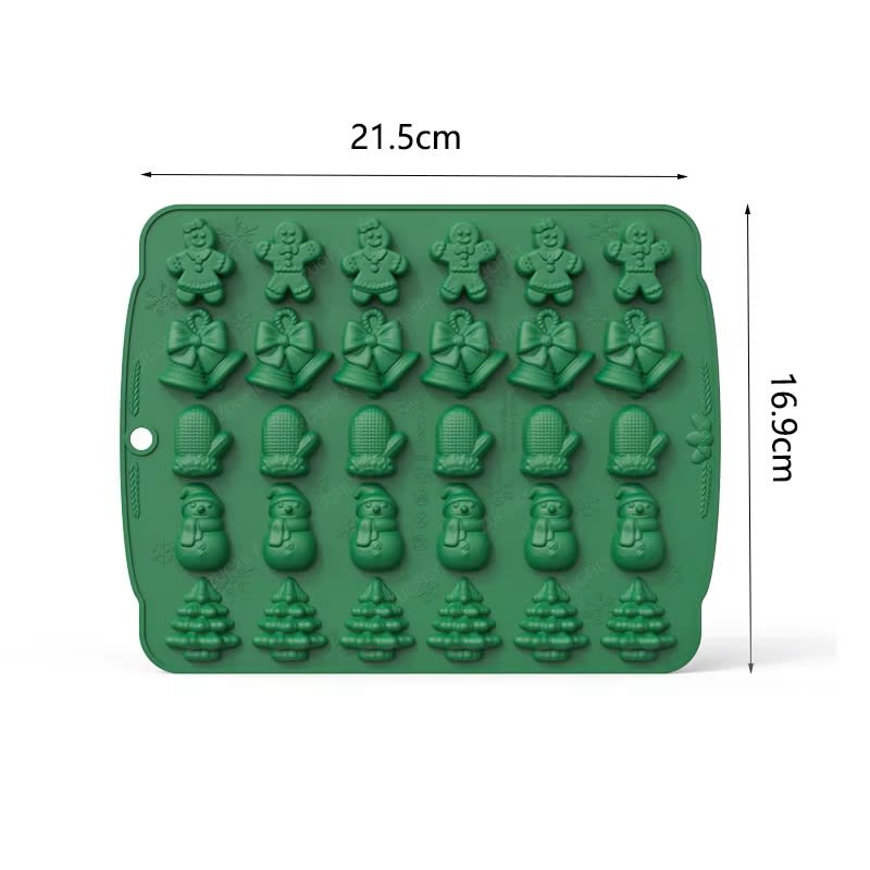 Molde Chocolate Navidad 30 cavidades Silicona5