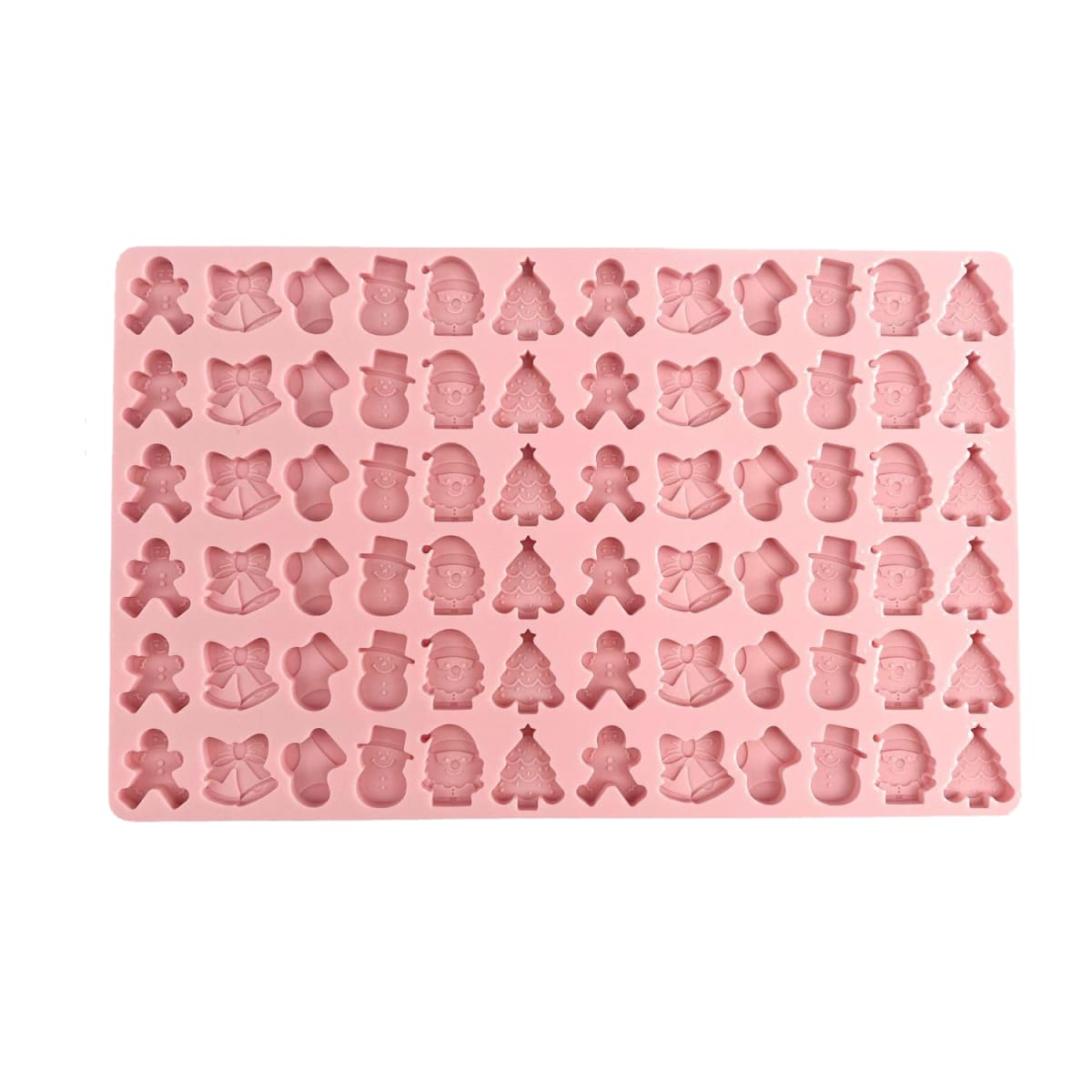 Molde Chocolate Silicona Navidad 72 Cavidades4