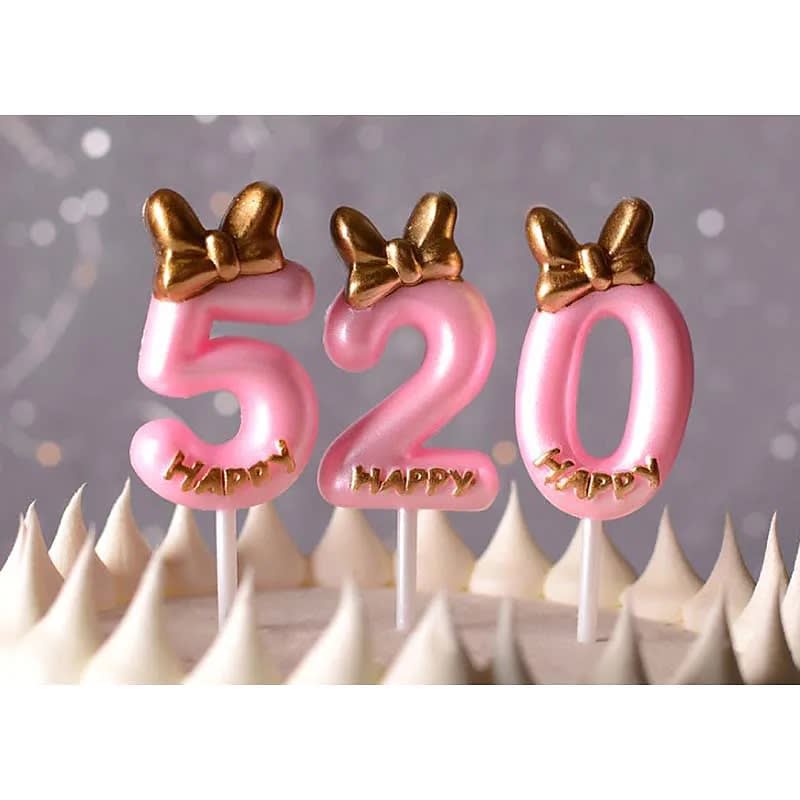 Molde Silicona Paletas Números Moño4