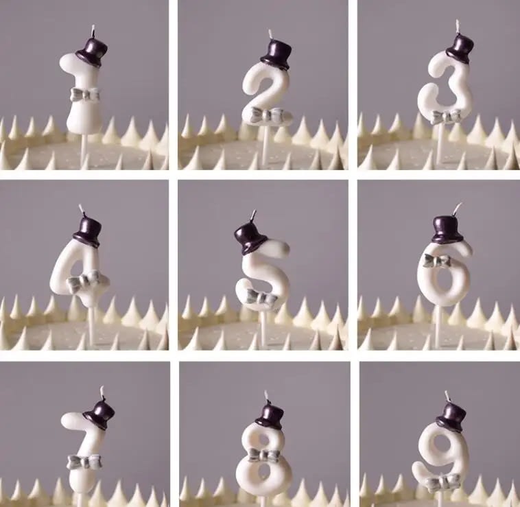 Molde Silicona Paleta Números Sombrero4