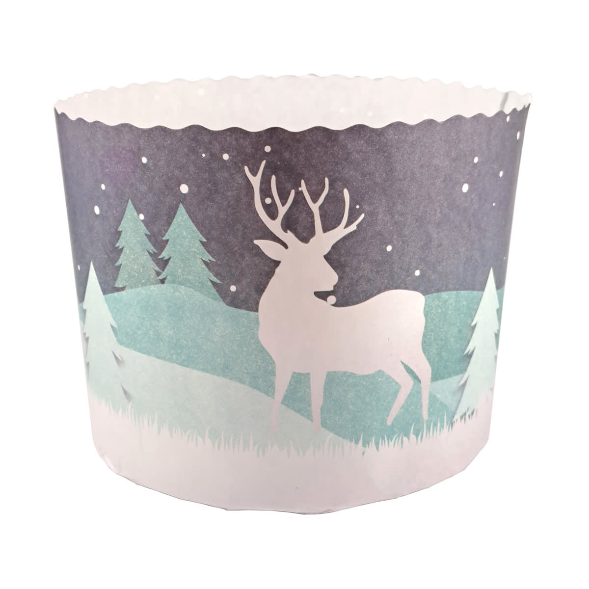 Molde Papel Panettone Navidad 1 kg. N°10 - 5 Unidades 0