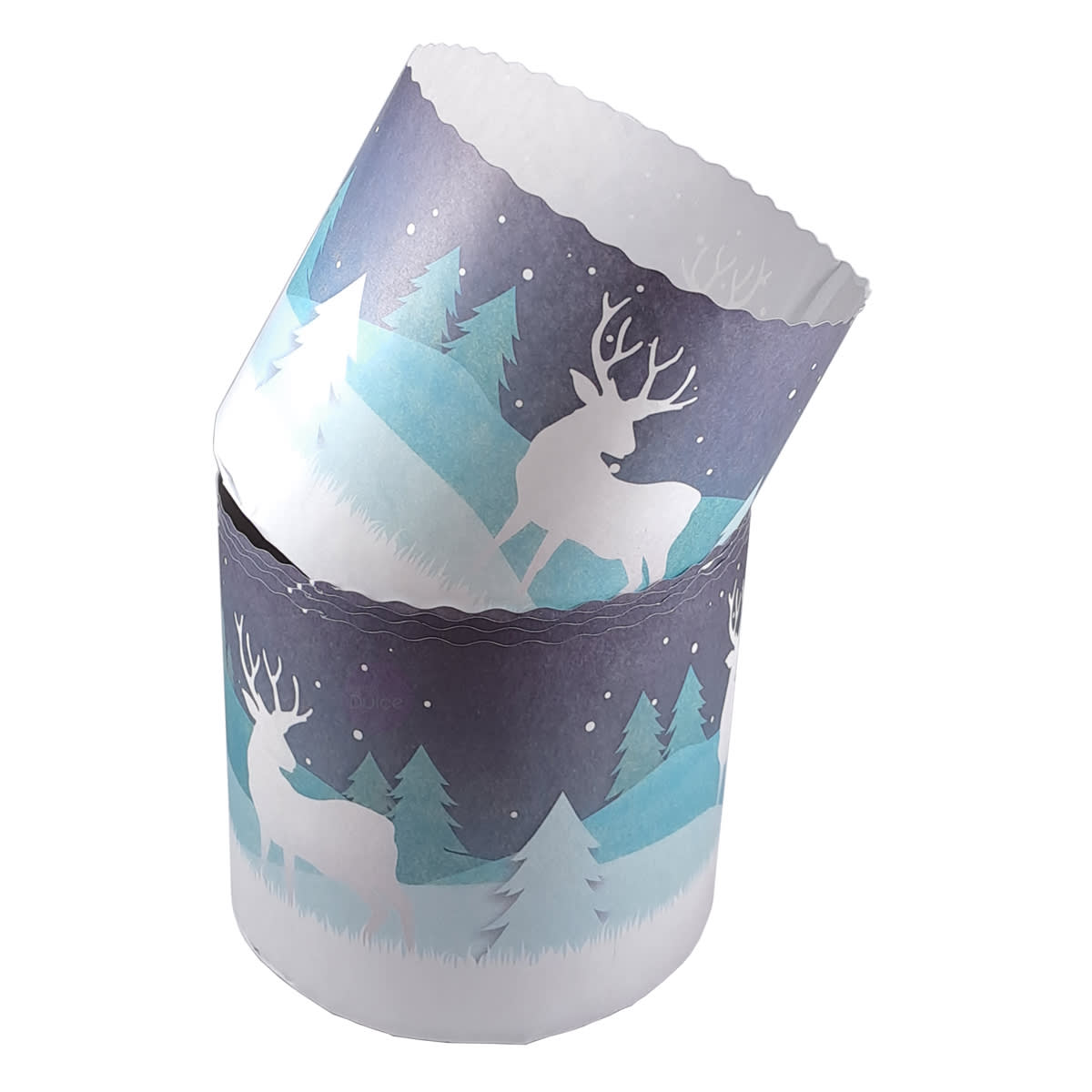 Molde Papel Panettone Navidad 1 kg. N°10 - 5 Unidades2