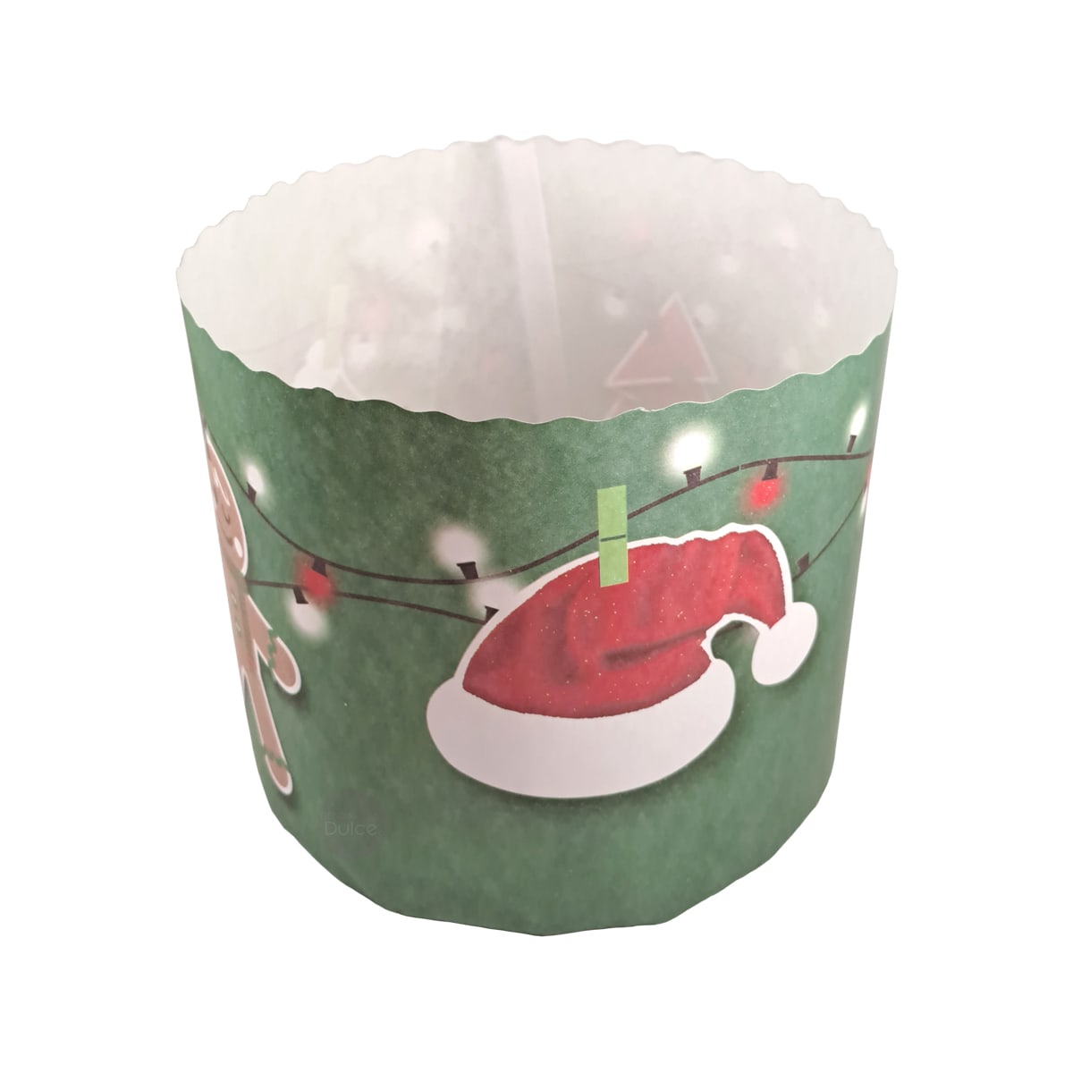 Molde Papel Panettone Navidad 1 kg. N°7 - 5 Unidades3