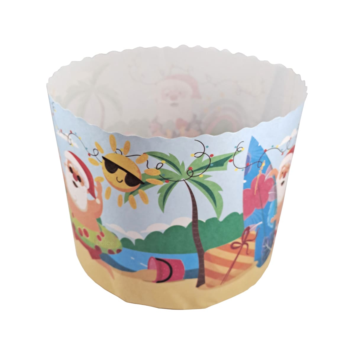 Molde Papel Panettone Navidad 1 kg. N°9 - 5 Unidades3