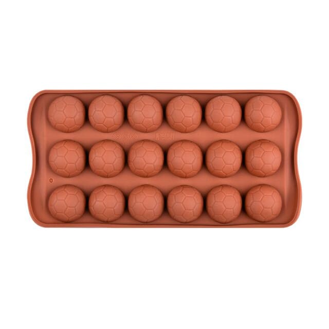 Molde Chocolate Pelota de Futbol Silicona2