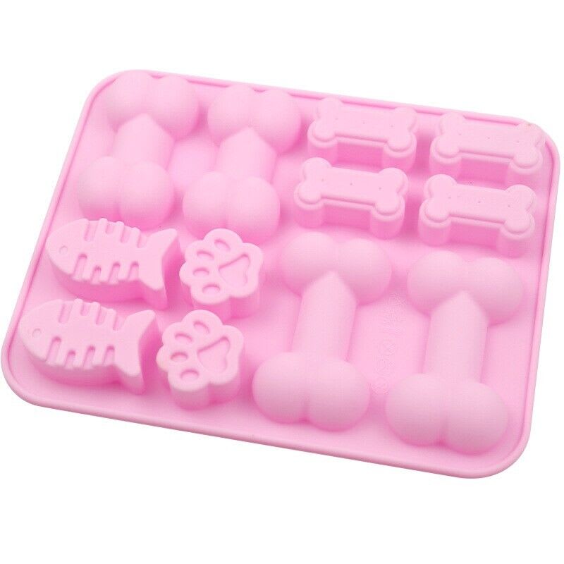 Molde Silicona Pescados, Patitas y Huesos3